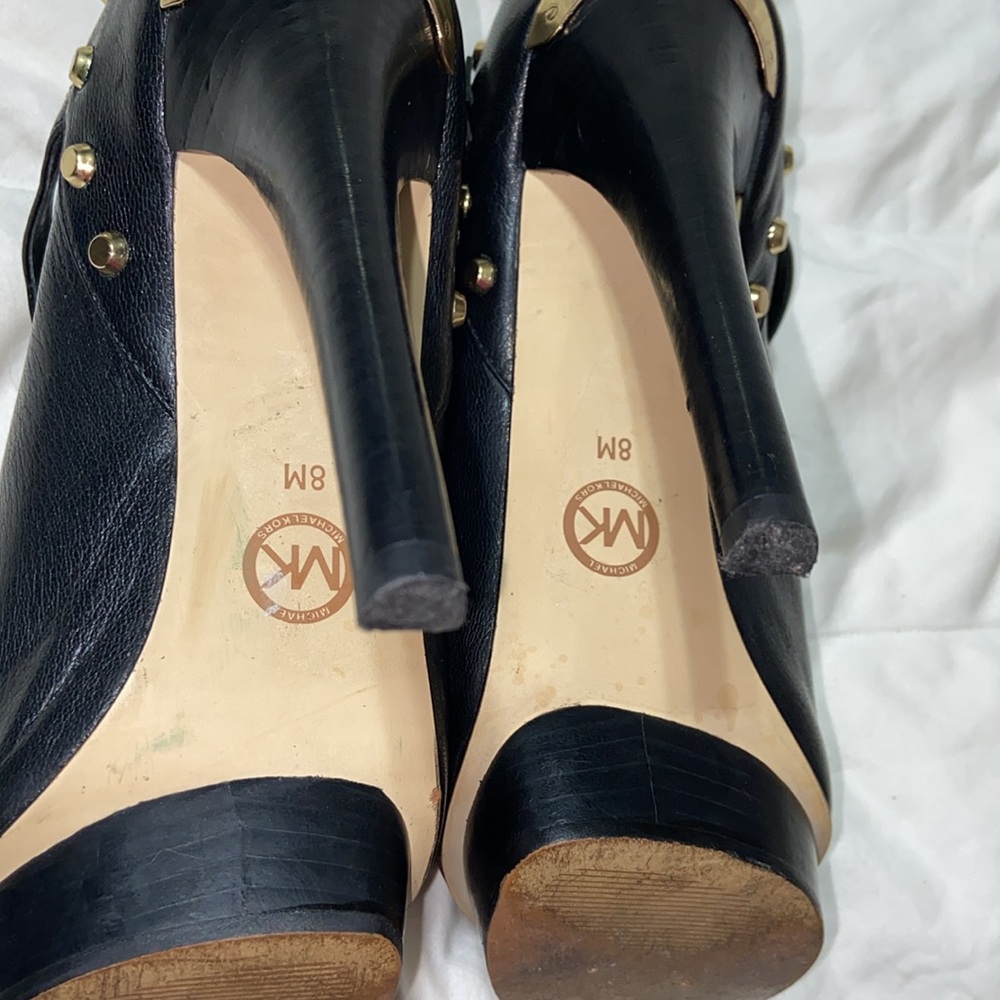 Super sexy Michael Kors Ailee Studded Peep-Toe Bootie - Picture 13 of 16